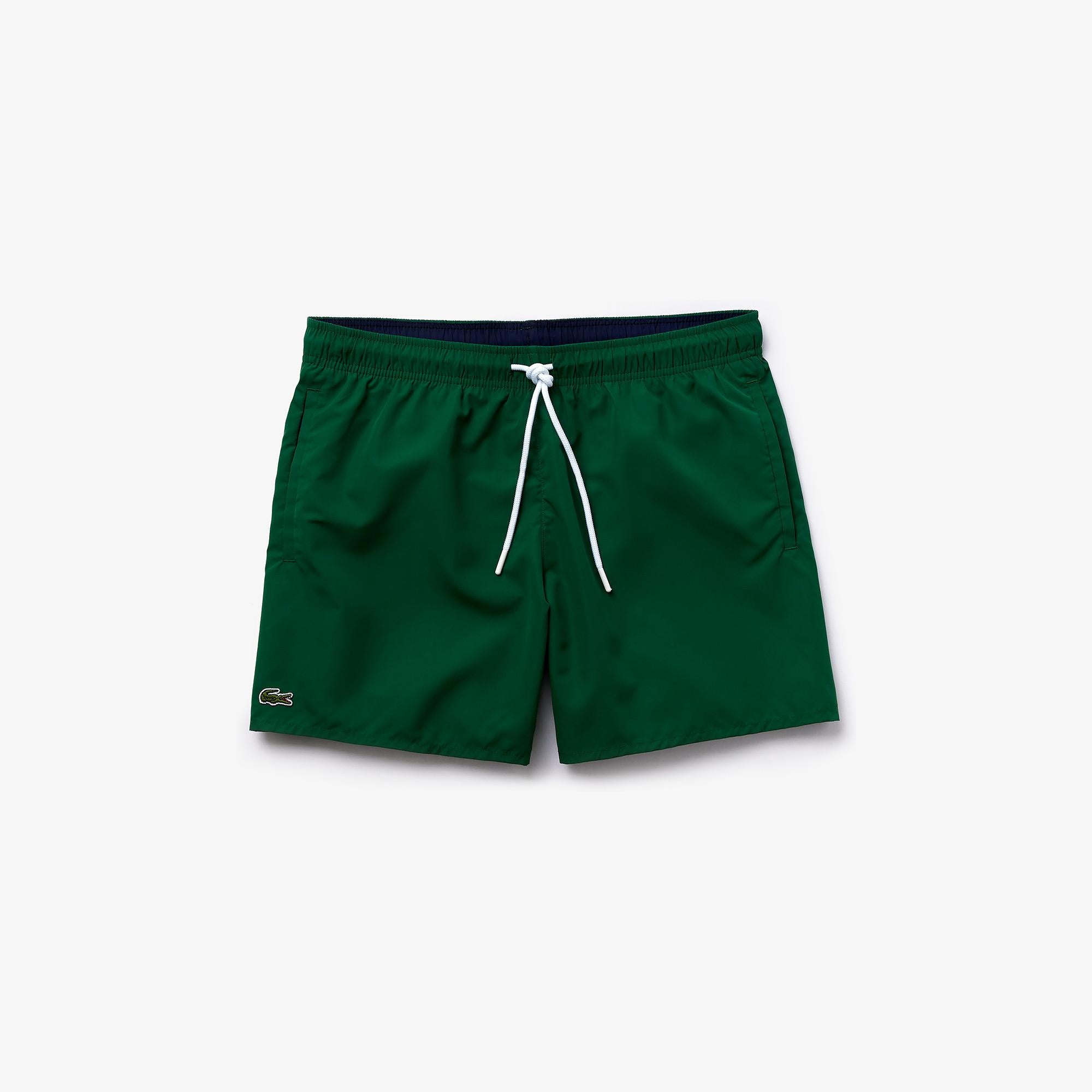 Men's Swimming Trunks - 381 Green/Navy Blue