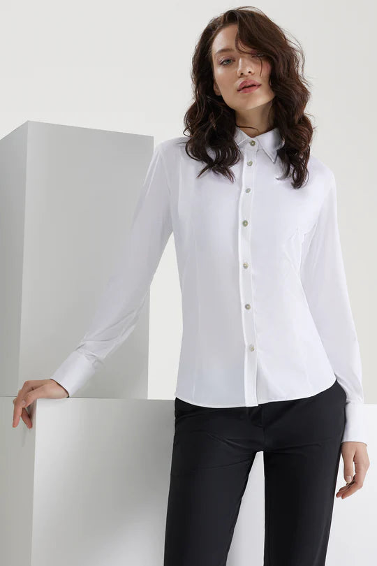 Shirt oxford wom - 09 BIANCO